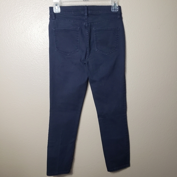 Tory Burch Stretch Slim Fit Straight Leg Jeans-Size 24 - Picture 6 of 9